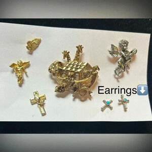 Angelic brooches‎ & earrings